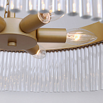 Люстра подвесная круглая со стеклянными трубками Nembus варинант исполнения - 3 | Loft Concept в Грозном