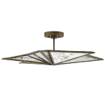 Потолочный светильник фигурный с состаренными зеркальными панелями Antique Mirror варинант исполнения - 2 | Loft Concept в Грозном