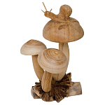 Статуэтка из дерева улитка Animals of the World варинант исполнения - 4 | Loft Concept в Грозном