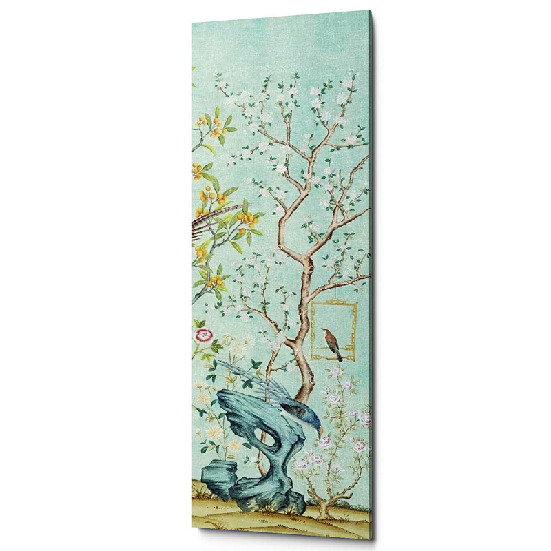 Постер Blue Chinoiserie 5 Голубой пастельный Постер Blue Chinoiserie 5 Голубой пастельный в Грозном | Loft Concept