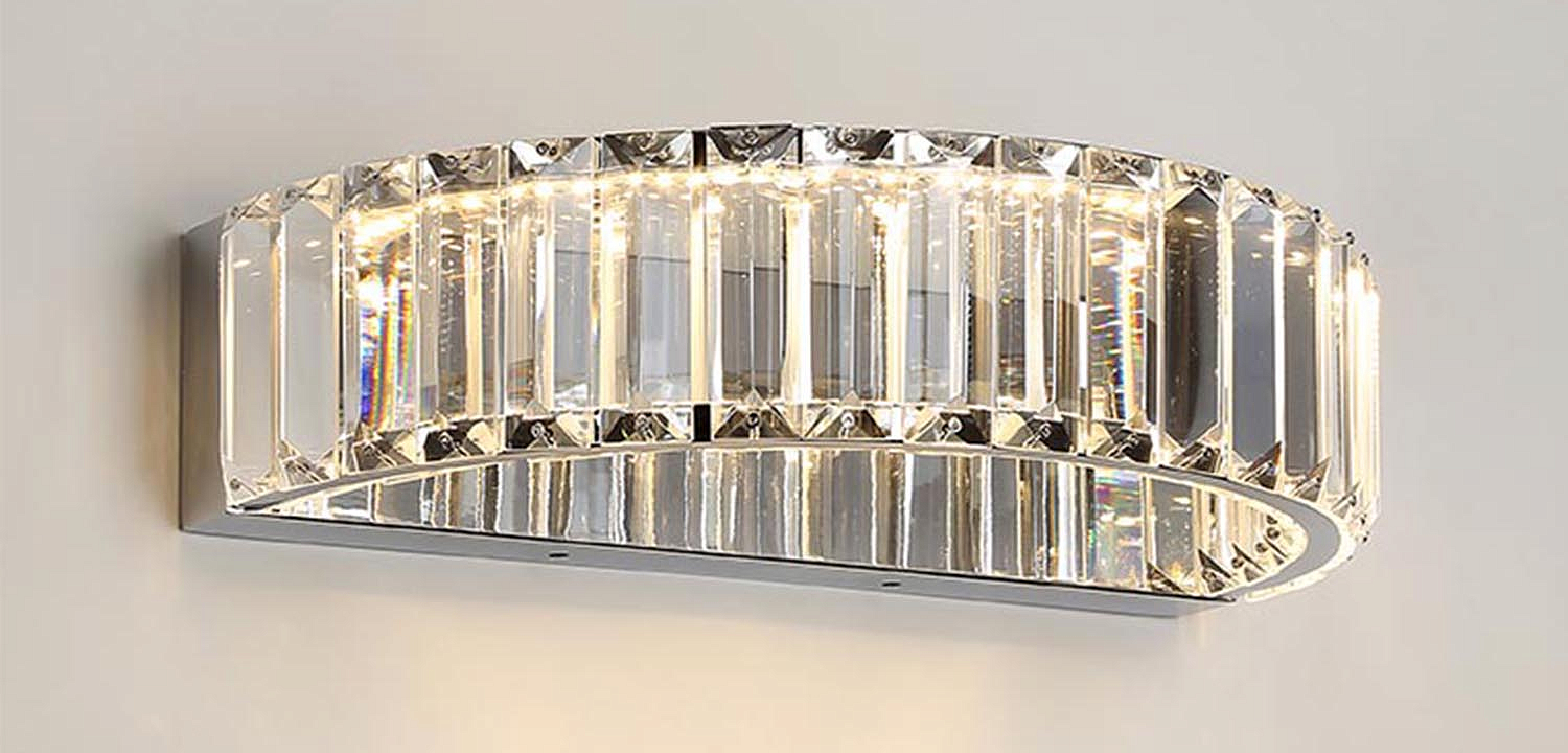 Бра Crystal Shine Linda Chrome Wall Lamp A Бра Crystal Shine Linda Chrome Wall Lamp A - Loft-Concept в Грозном