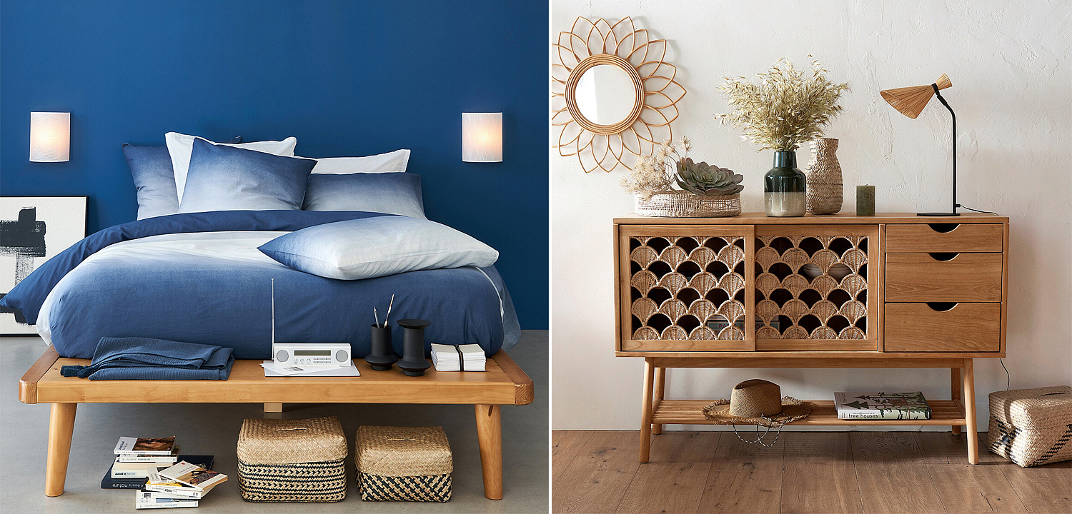 Комплект плетеных корзин Wicker Baskets Комплект плетеных корзин Wicker Baskets - Loft-Concept в Грозном