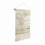 Панно из шерсти и хлопка с узором Beige Calista Serene варинант исполнения - 1 | Loft Concept в Грозном