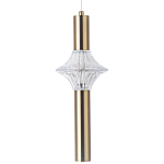 Подвесной светильник Toussaint Metal Tube Brass Hanging Lamp варинант исполнения - 1 | Loft Concept в Грозном