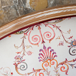 Трехместный диван из массива бука бежевый с растительным орнаментом Raffael Renaissance Beige Sofa варинант исполнения - 5 | Loft Concept в Грозном