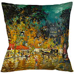 Подушка декоративная Париж Impressionism in Art варинант исполнения - 1 | Loft Concept в Грозном