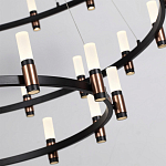 Люстра подвесная с тремя круглыми ярусами и цилиндрическими плафонами Arnaut Light варинант исполнения - 5 | Loft Concept в Грозном