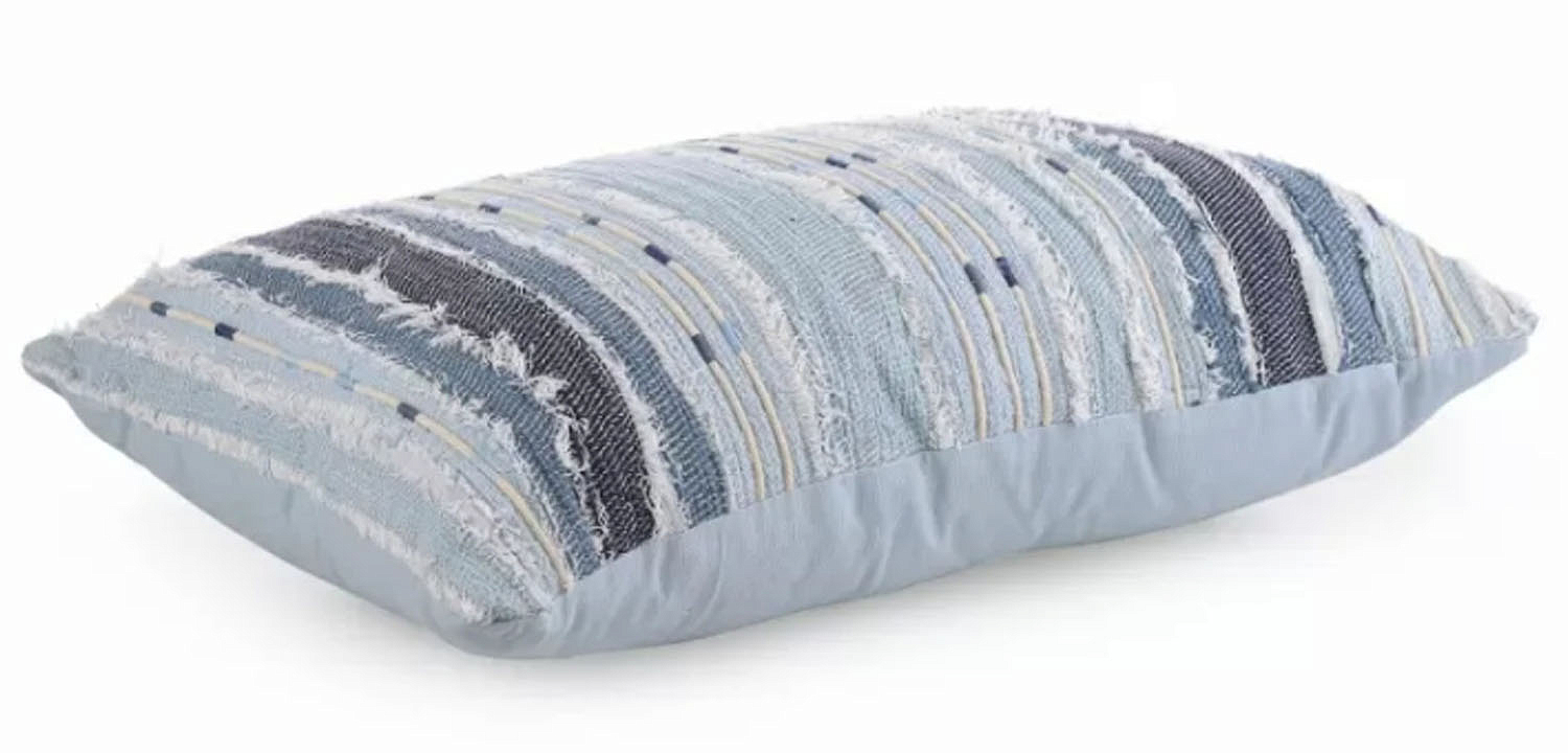 Подушка Blue Ikat stripes Подушка Blue Ikat stripes - Loft-Concept в Грозном