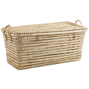 Сундук из плетеных листьев пальмы Eira Wicker Chest