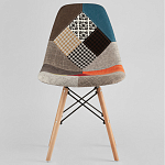 Стул с обивкой в технике пэчворк DSW варинант исполнения - 2 | Loft Concept в Грозном