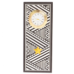 Часы подарочные настольные в виде погона Генерала из натурального камня Змеевик Silver Military Clock варинант исполнения - 10 | Loft Concept в Грозном