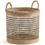 Круглая плетеная корзина Renee Wicker Basket варинант исполнения - 1 | Loft Concept в Грозном