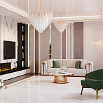 Бра с подвесками из рифленного стекла в форме капель Textured Glass варинант исполнения - 4 | Loft Concept в Грозном