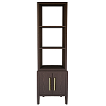 Этажерка Primo с тумбой шпон темный орех варинант исполнения - 1 | Loft Concept в Грозном