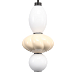 Подвесной светильник фигурный с керамическими элементами Light Fragrant варинант исполнения - 4 | Loft Concept в Грозном