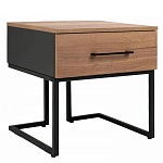 Тумба прикроватная с ящиком в стиле лофт Urban Style Space варинант исполнения - 1 | Loft Concept в Грозном