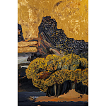 Кофейный стол с японским пейзажем Bohemia coffee table  варинант исполнения - 6 | Loft Concept в Грозном