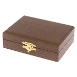 Визитница карманная металлическая с гравюрой Герба России в подарочной коробке Gold Metal Business Card Holders варинант исполнения - 4 | Loft Concept в Грозном