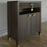 Комод Elsa Dreams Walnut Двухстворчатый  варинант исполнения - 3 | Loft Concept в Грозном