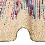 Ковер с геометрическим узором из комбинированного состава Full rhythm варинант исполнения - 2 | Loft Concept в Грозном