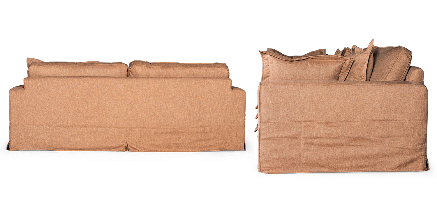 Диван Evelyn Textile Brown Sofa Диван Evelyn Textile Brown Sofa - Loft-Concept в Грозном