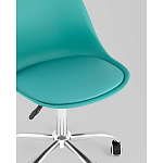 Офисный стул на металлическом основании EGGERY Blue пластик варинант исполнения - 2 | Loft Concept в Грозном