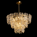 Люстра многоярусная с объемными прозрачными цветами Hanging Flowers варинант исполнения - 3 | Loft Concept в Грозном