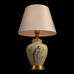 Настольная лампа бежевая с изображением птиц Slip Away варинант исполнения - 4 | Loft Concept в Грозном