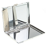 Портсигар на 10 сигарет с газовой зажигалкой из натурального камня Змеевик Светлый Stone Cigarettes Cases варинант исполнения - 2 | Loft Concept в Грозном