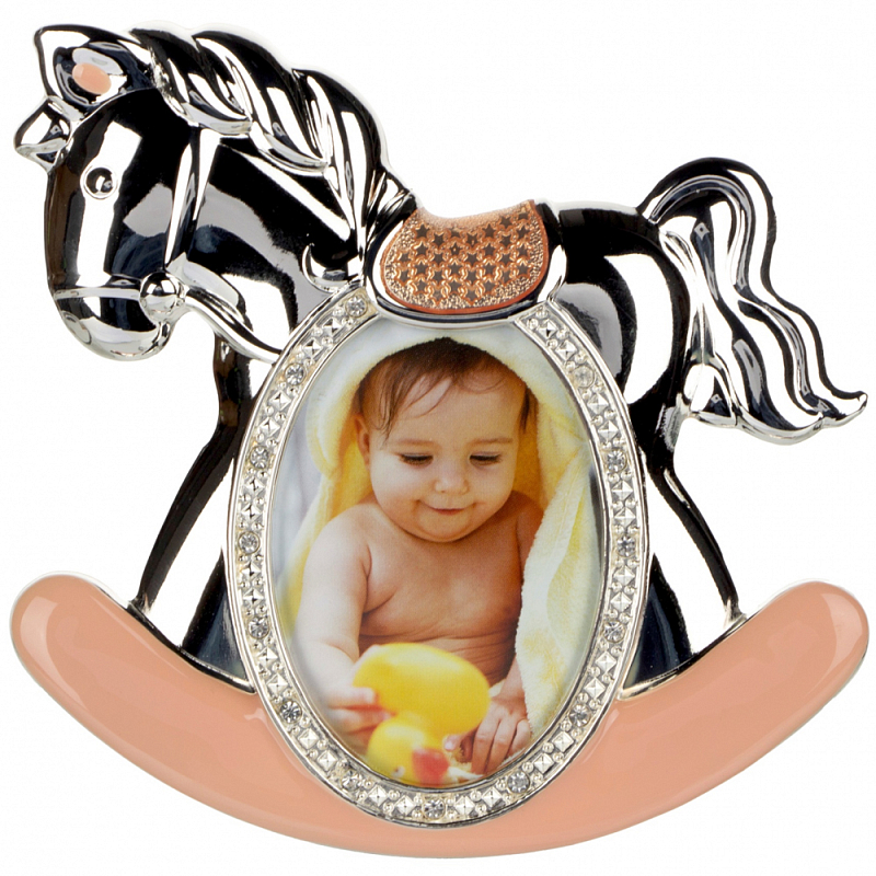 Фоторамка детская Childhood Corner Pony Серебристый Розовый Голубой Фоторамка детская Childhood Corner Pony Серебристый Розовый Голубой в Грозном | Loft Concept