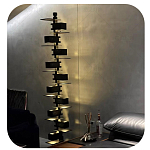 Торшер с каркасом из множества полок Links варинант исполнения - 1 | Loft Concept в Грозном