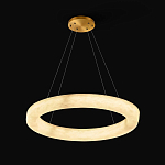 Люстра в виде кольца из натурального камня Minerals of Light варинант исполнения - 2 | Loft Concept в Грозном