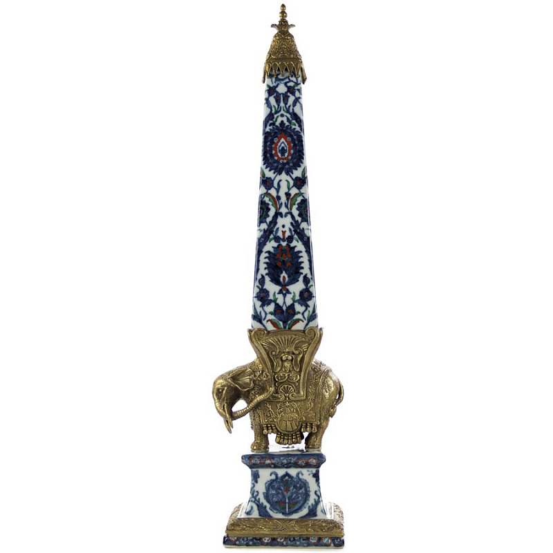 Статуэтка Painted Obelisk Elephant Мульти Бронза Статуэтка Painted Obelisk Elephant Мульти Бронза в Грозном | Loft Concept