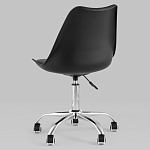 Офисный стул на металлическом основании EGGERY Black варинант исполнения - 5 | Loft Concept в Грозном