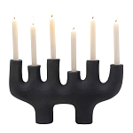 Подсвечник алюминиевый черный Ember варинант исполнения - 1 | Loft Concept в Грозном