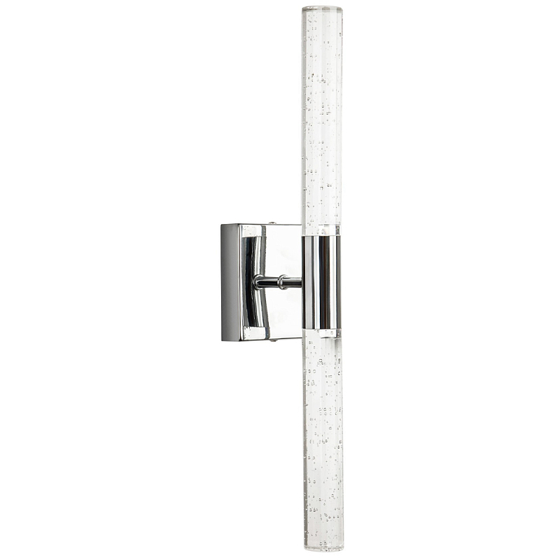 Бра со стеклянным плафоном хром Gileberte Glass Tube Wall Lamp Chrome Хром Прозрачное Стекло Бра со стеклянным плафоном хром Gileberte Glass Tube Wall Lamp Chrome Хром Прозрачное Стекло в Грозном | Loft Concept