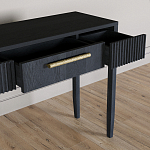 Элегантная Консоль Primo с выдвижным ящиком Черный дуб варинант исполнения - 5 | Loft Concept в Грозном