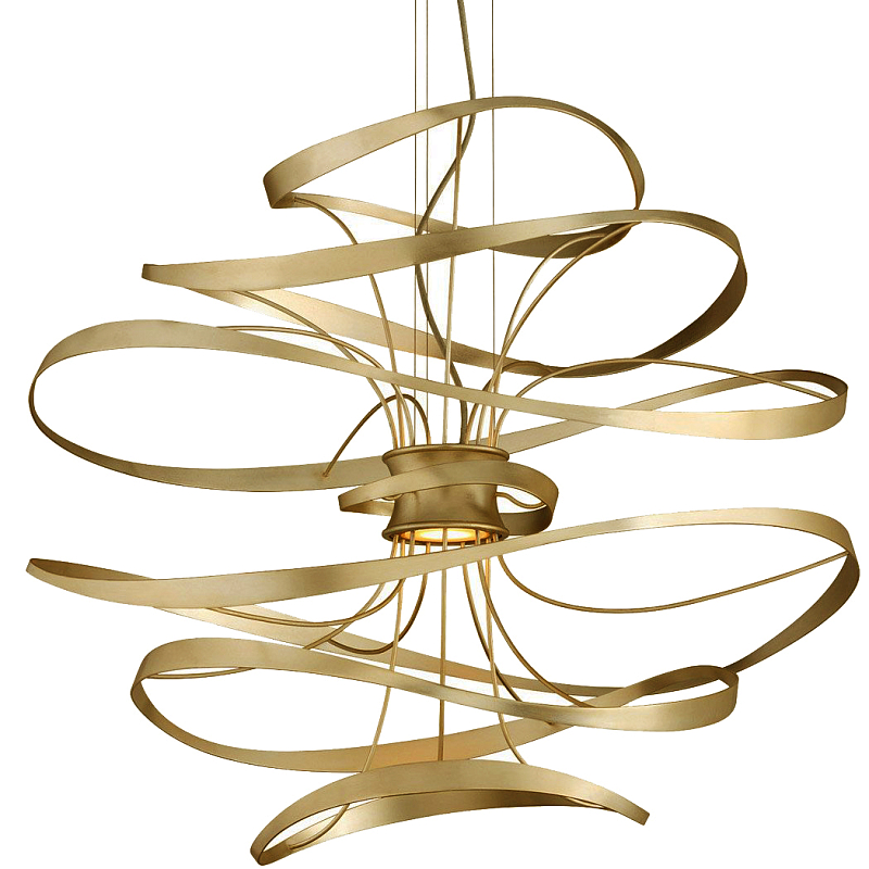 Люстра Corbett Lighting 213-43 Calligraphy LED 34 Золотой Шампань Латунь Люстра Corbett Lighting 213-43 Calligraphy LED 34 Золотой Шампань Латунь в Грозном | Loft Concept
