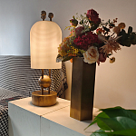 Настольная лампа в виде фонаря с белым фактурным абажуром Echoes of Light варинант исполнения - 4 | Loft Concept в Грозном