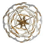 Люстра конусообразная с цветочными мотивами Light Floral Glow варинант исполнения - 6 | Loft Concept в Грозном