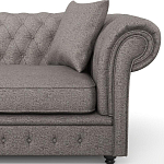 Мебельная ткань Шенилл серый цвет 138 см T4-32 варинант исполнения - 12 | Loft Concept в Грозном