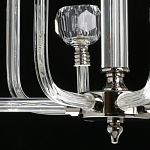 Люстра с 8-ю лампами и гранеными стеклянными плафонами Prism Gala варинант исполнения - 10 | Loft Concept в Грозном