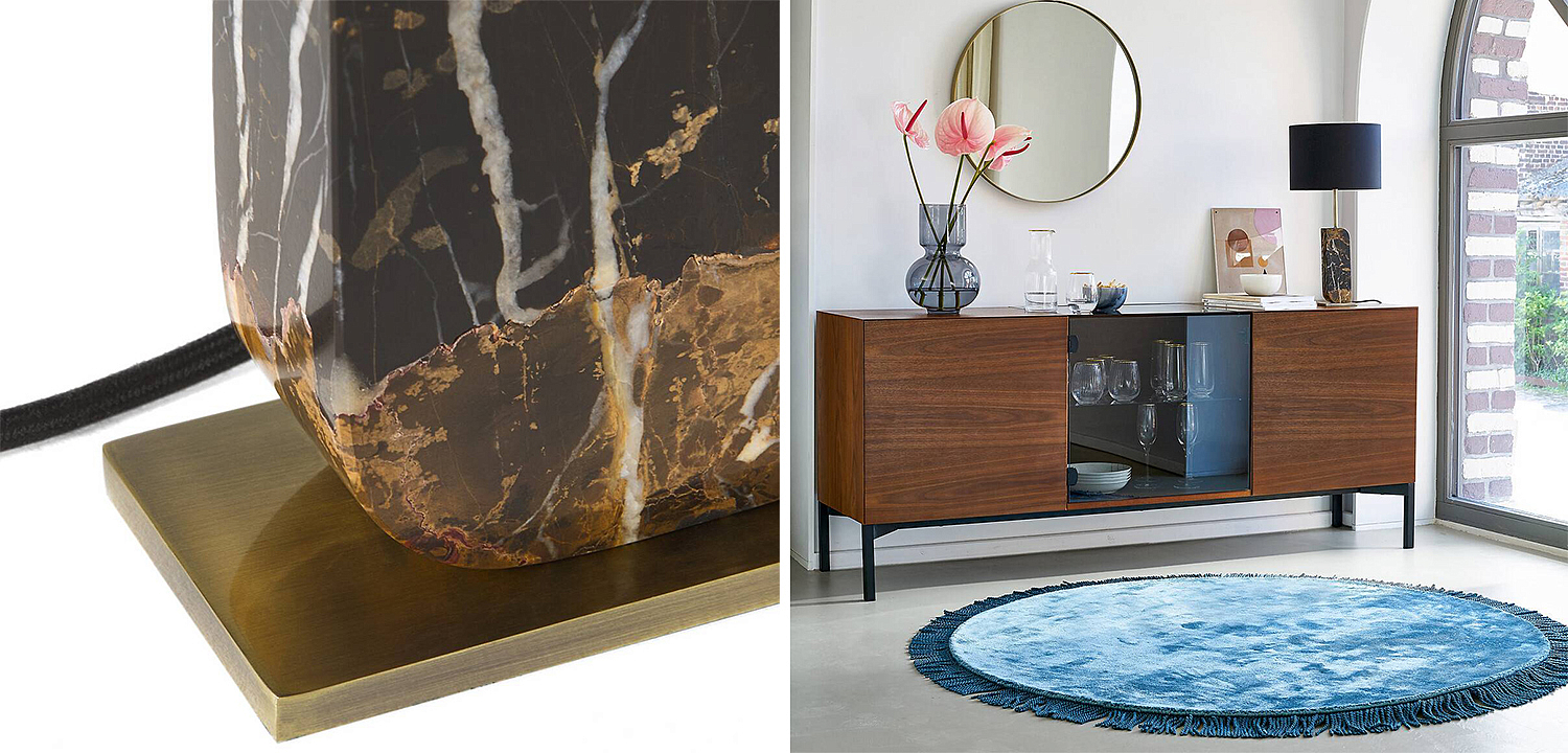 Настольная лампа Franca Marble Stand Настольная лампа Franca Marble Stand - Loft-Concept в Грозном
