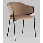 Стул Brace велюр капучино варинант исполнения - 1 | Loft Concept в Грозном