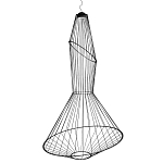 Подвесной светильник из металла Geometry of Beauty варинант исполнения - 2 | Loft Concept в Грозном