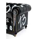 Диван Честерфильд граффити graffiti Orange Sofa натуральная кожа варинант исполнения - 10 | Loft Concept в Грозном