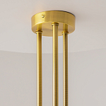 Люстра со стеклянными вставками Helios варинант исполнения - 5 | Loft Concept в Грозном