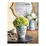 Ваза с зелеными цветочными и птичьими мотивами Vase Inspired by Nature варинант исполнения - 6 | Loft Concept в Грозном