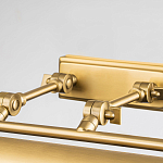 Светильник для картин цвета состаренная латунь с широким плафоном на прямоугольном основании Elstead Lighting варинант исполнения - 3 | Loft Concept в Грозном