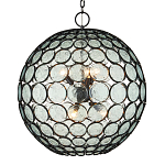 Люстра в форме шара из круглых декоративных элементов Circle of Light варинант исполнения - 1 | Loft Concept в Грозном